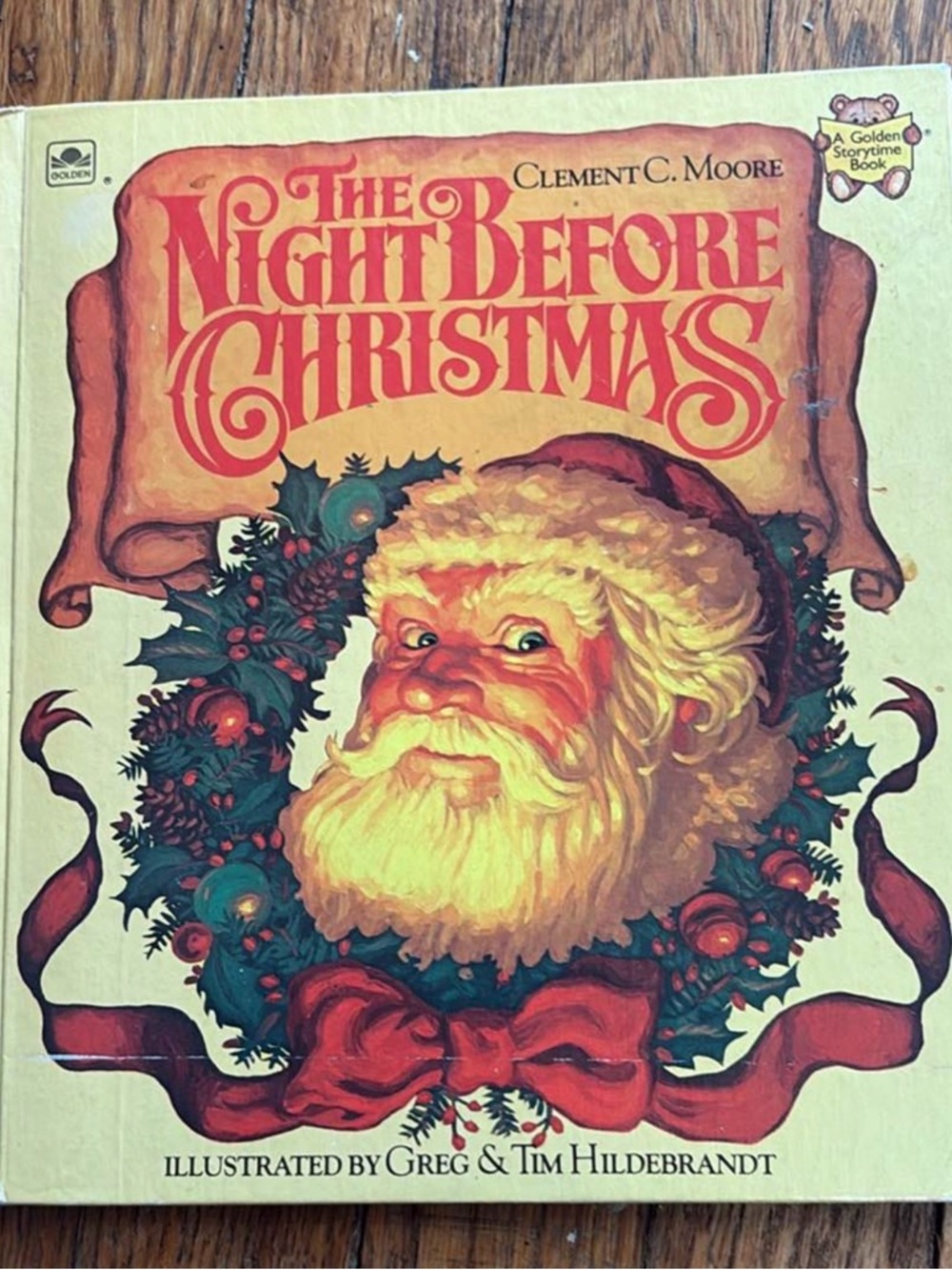 1981 The Night Before Christmas Golden Story Time Clement C. Moore T Hildebrandt